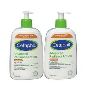 Cetaphil Advanced Radiance Lotion Shea Butter - Green/White x2